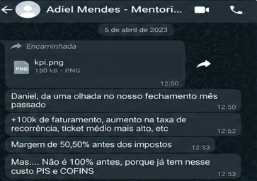 Depoimento real de aluno da Mentoria O Fim da Indicação 6